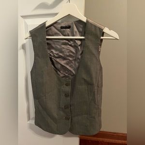 gray vest
